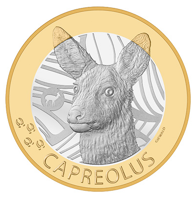 Swiss franc coin from Switzerland