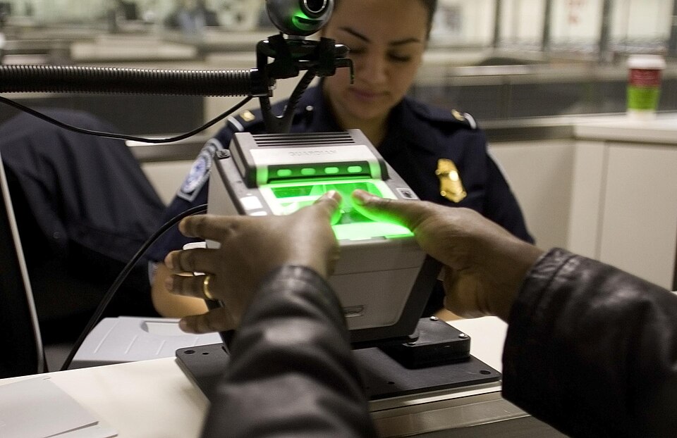 US Customs and Border Protection officers at an international arrivals checkpoint, where agricultural contraband meets its end