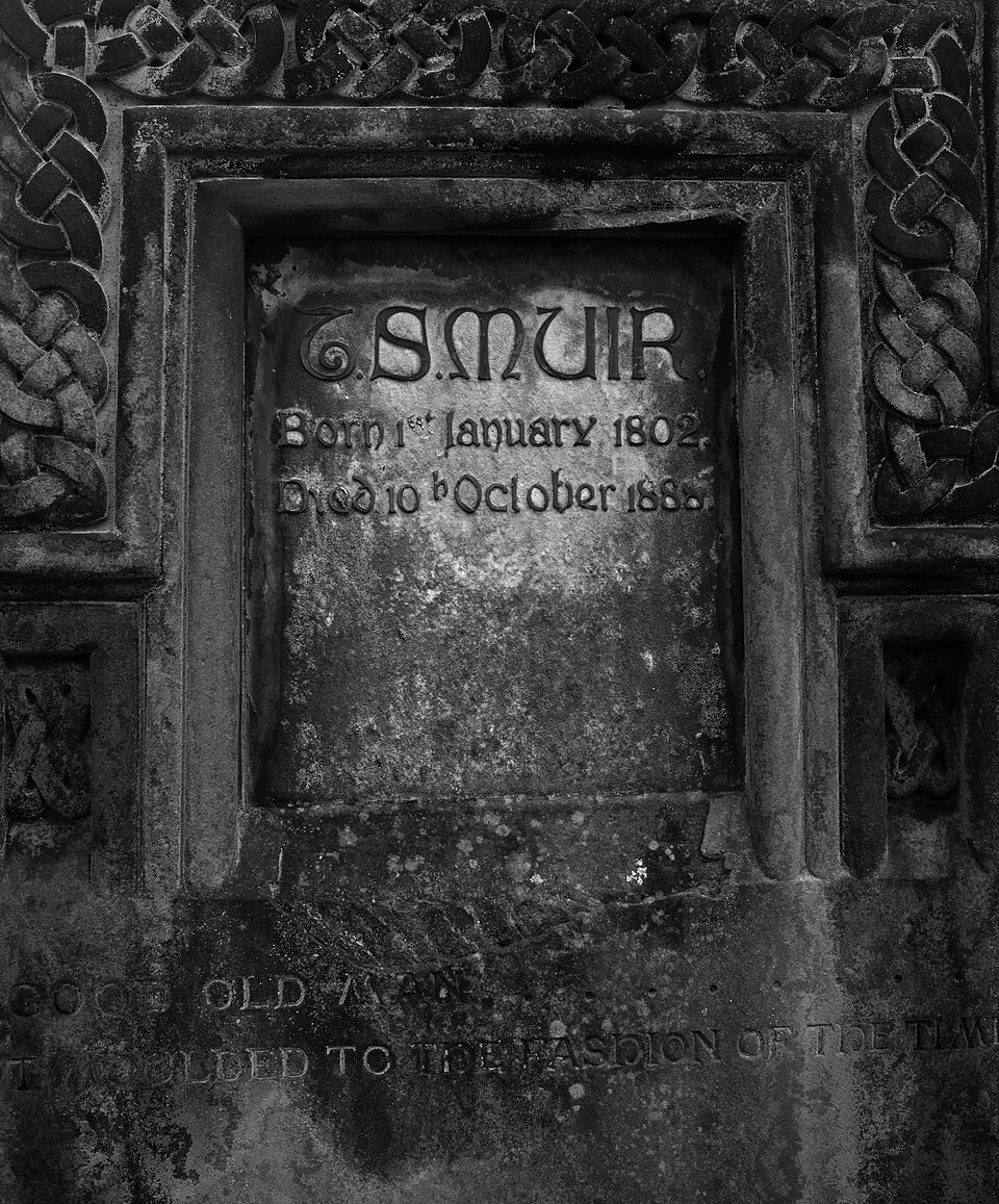 Greyfriars Kirkyard cemetery in Edinburgh with aged gravestones and Gothic architecture
