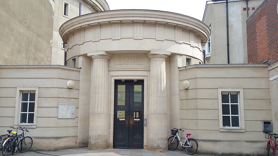 The Bodleian Library's Radcliffe Camera in Oxford, a circular domed reading room