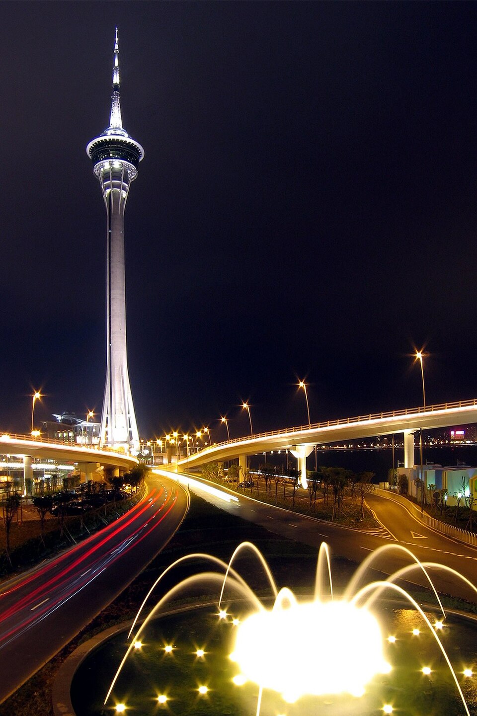 Macau Tower, home to a certified 233-metre bungee jump recognized as the highest commercial bungee jump in the world