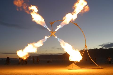 Burning Man Flames