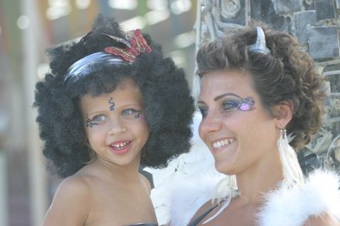 Burning Man Afro Kid