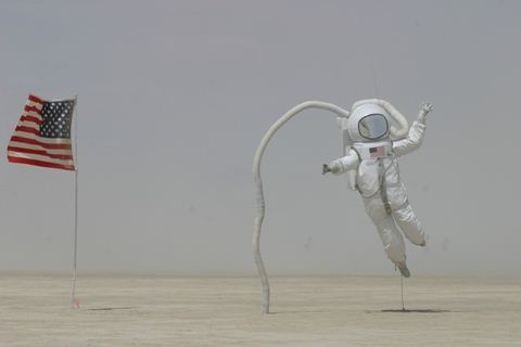 Burning Man Astronaut
