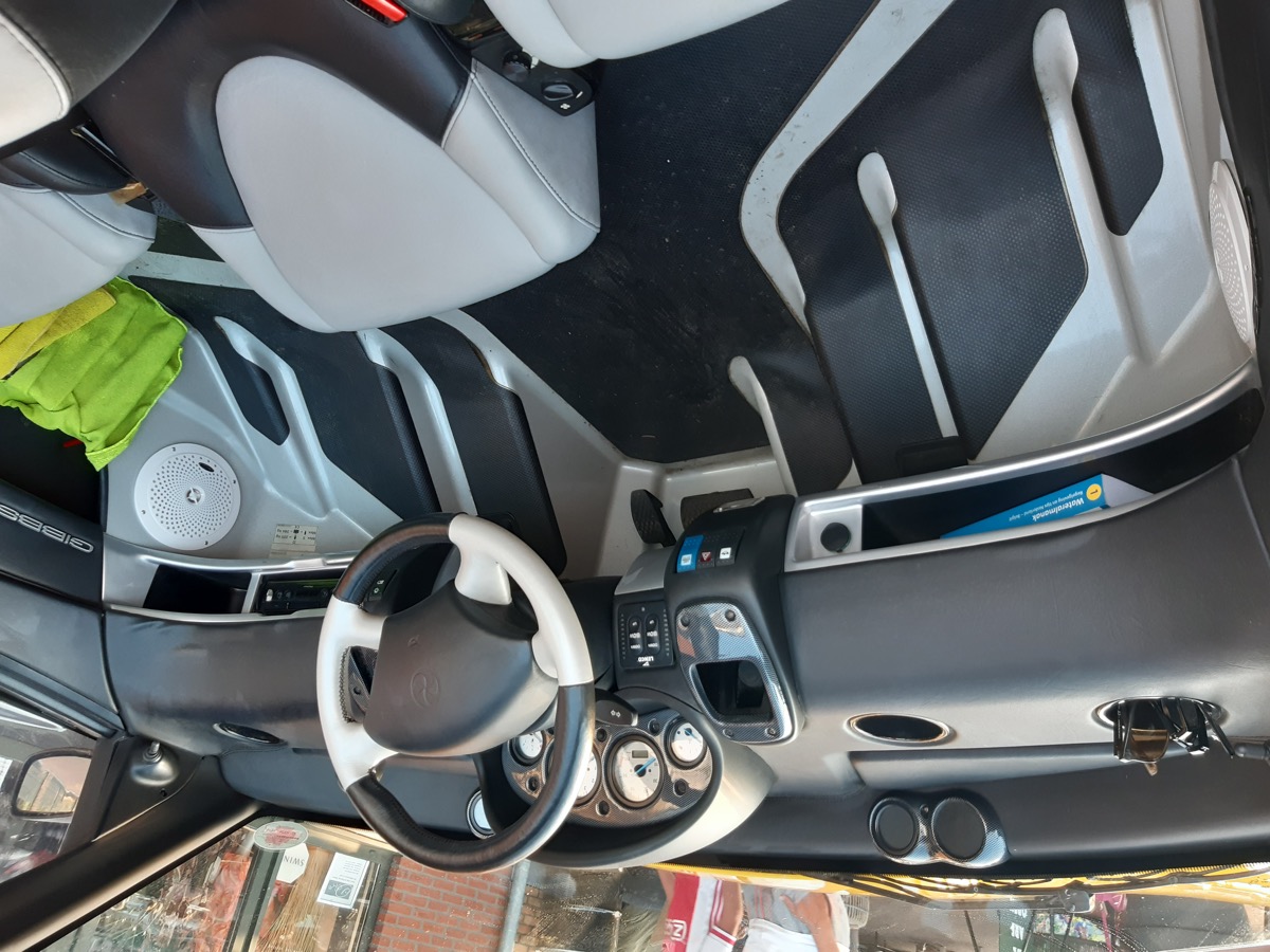 Gibbs Aquada amphibious sports car on water