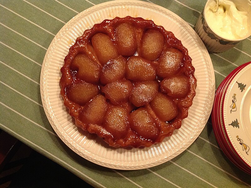 Tarte Tatin upside-down apple tart