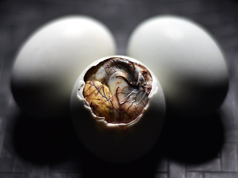 Balut fertilized duck egg Philippines